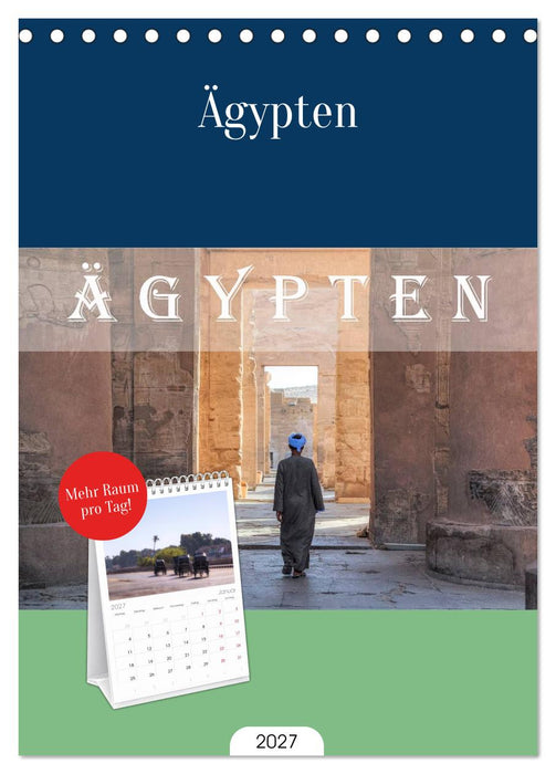 Ägypten (CALVENDO Tischplaner A5H 2027)