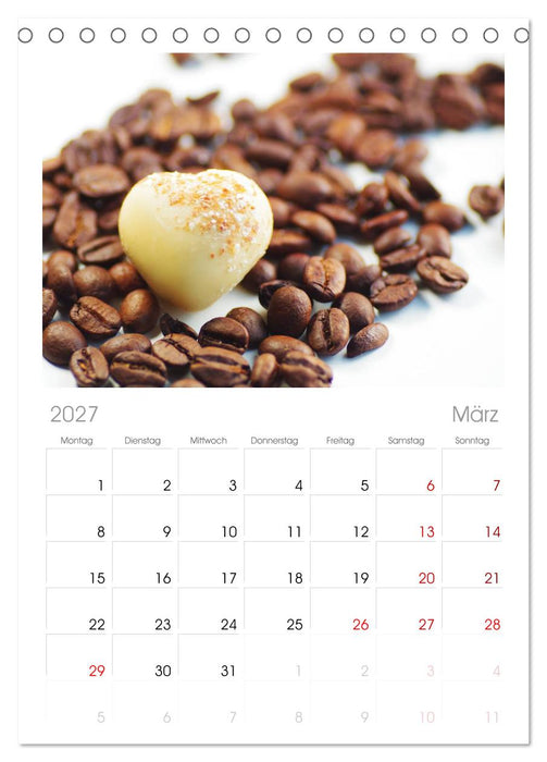 Kaffee-Pause Terminkalender (CALVENDO Tischplaner A5H 2027)
