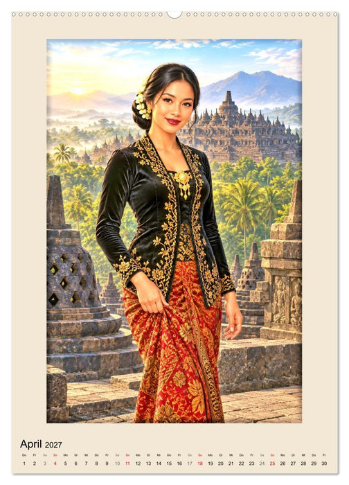 Gewänder Asiens (CALVENDO Premium Wandkalender 2027)