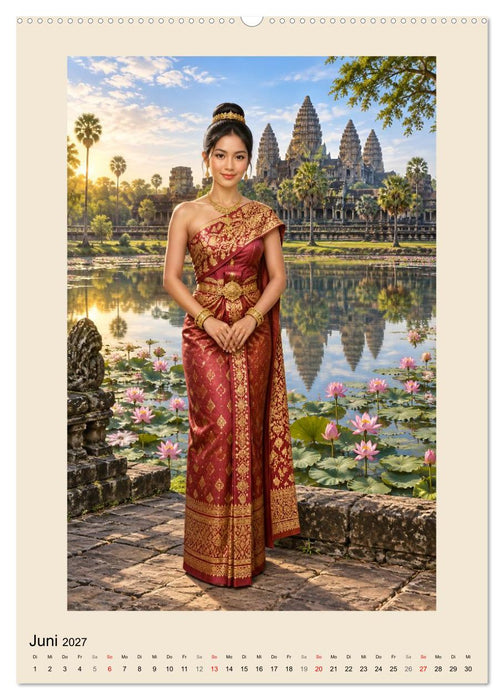 Gewänder Asiens (CALVENDO Premium Wandkalender 2027)