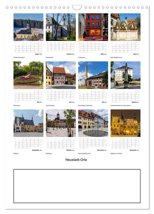 Neustadt-Orla (CALVENDO Wandkalender 2027)