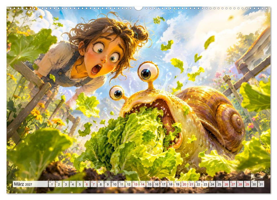 Gärtnerhorror - Garten ist Leben (CALVENDO Premium Wandkalender 2027)