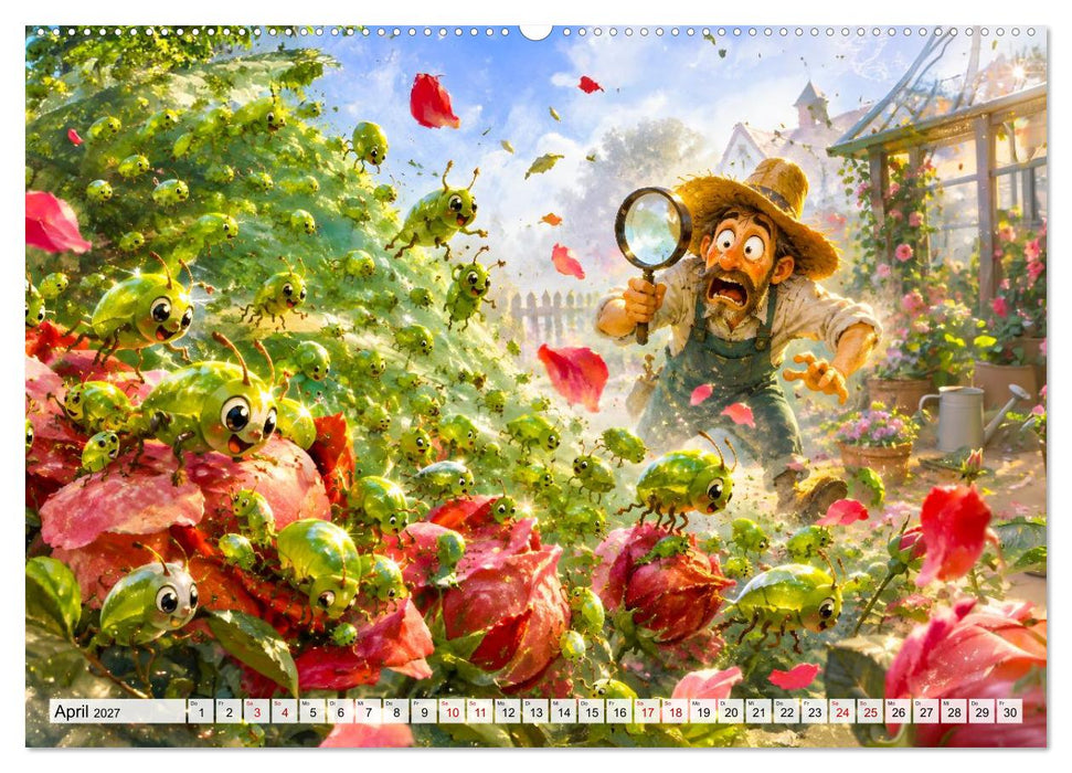 Gärtnerhorror - Garten ist Leben (CALVENDO Premium Wandkalender 2027)