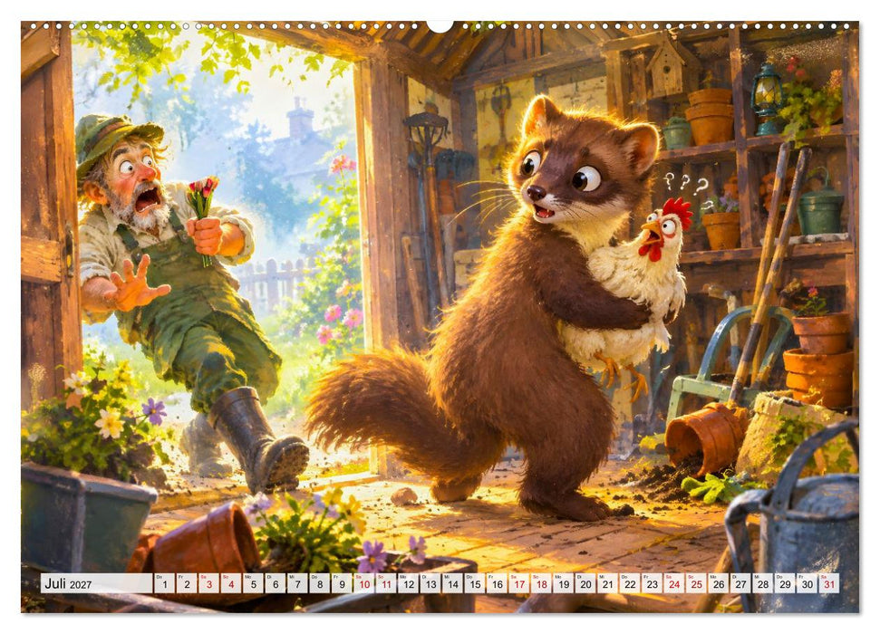 Gärtnerhorror - Garten ist Leben (CALVENDO Premium Wandkalender 2027)