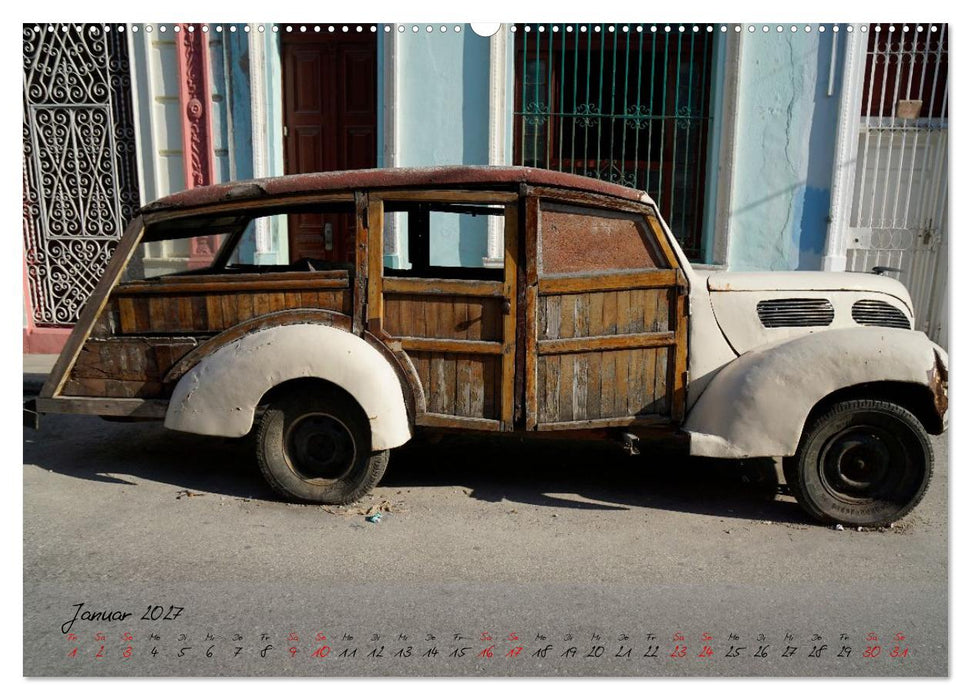 Kubas Oldtimer – Patina und Improvisation (CALVENDO Wandkalender 2027)