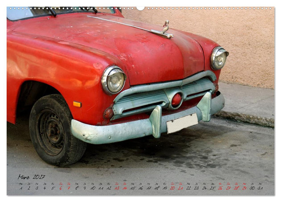 Kubas Oldtimer – Patina und Improvisation (CALVENDO Wandkalender 2027)