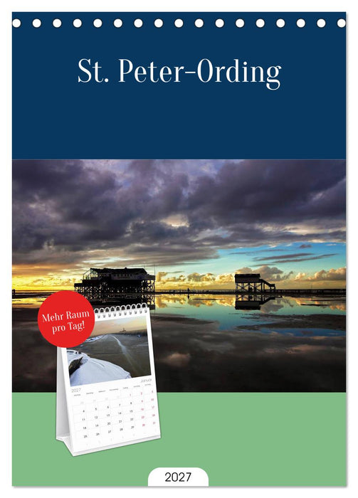 St. Peter-Ording (CALVENDO Tischplaner A5H 2027)