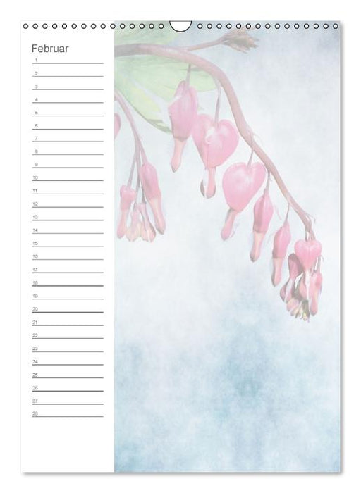 Zarte Blüten / Geburtstagskalender (Wandkalender immerwährend DIN A3 hoch) (CALVENDO Wandkalender 0)