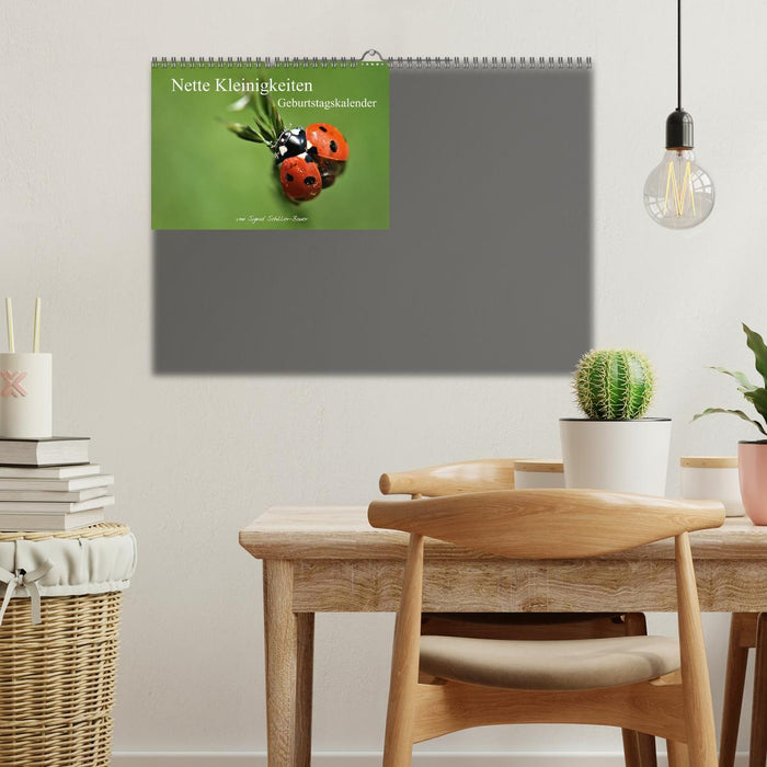 Geburtstagskalender "Nette Kleinigkeiten" (Wandkalender immerwährend DIN A3 quer) (CALVENDO Wandkalender 0)