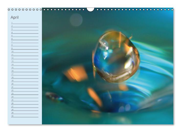 Geburtstagskalender "Wasser-Spiele" (Wandkalender immerwährend DIN A3 quer) (CALVENDO Wandkalender 0)