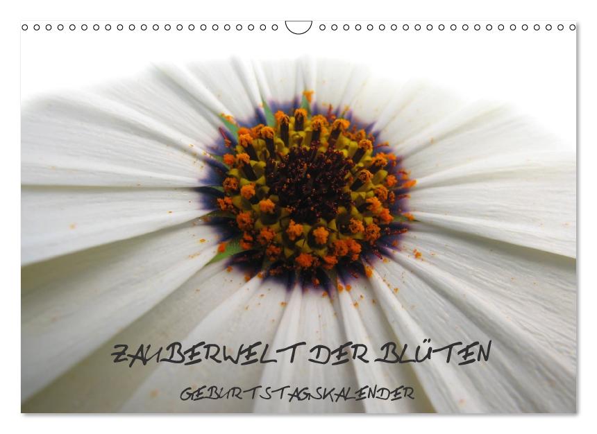 Zauberwelt der Blüten - Geburtstagskalender (Wandkalender immerwährend DIN A3 quer) (CALVENDO Wandkalender 2013)