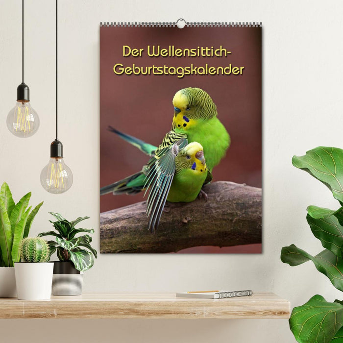 Der Wellensittich-Geburtstagskalender (CALVENDO Wandkalender 2013)