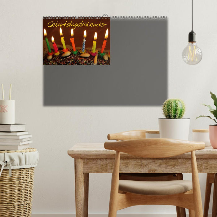 Geburtstagskalender (Wandkalender immerwährend DIN A3 quer) (CALVENDO Wandkalender 0)