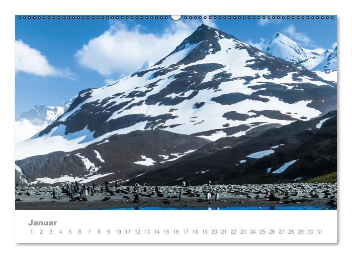 ANTARKTIS (Wandkalender immerwährend DIN A2 quer) (CALVENDO Wandkalender 0)