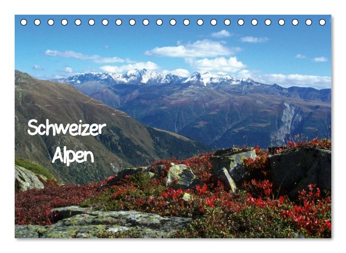 Schweizer Alpen (Tischkalender immerwährend DIN A5 quer) (CALVENDO Wandkalender 0)