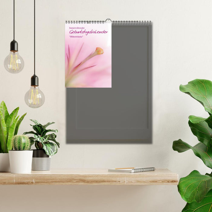 Immerwährender Geburtstagskalender - Blütenträume (Wandkalender immerwährend DIN A3 hoch) (CALVENDO Wandkalender 0)