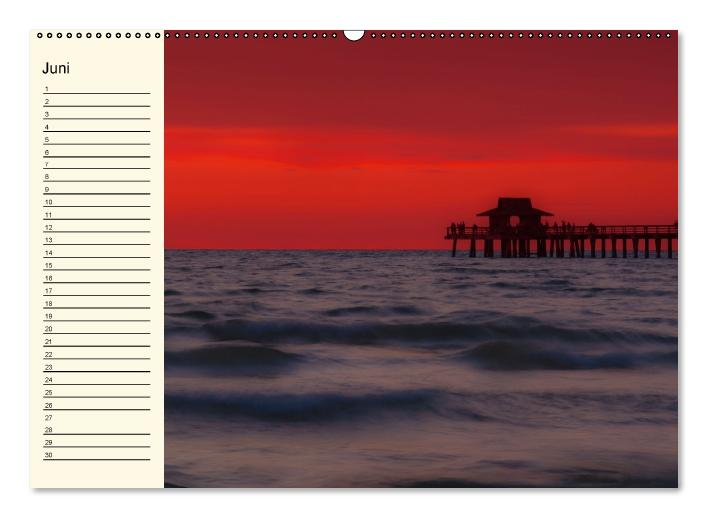 Immerwährender Geburtstagskalender – Beautiful Sunsets (Wandkalender immerwährend DIN A2 quer) (CALVENDO Wandkalender 0)