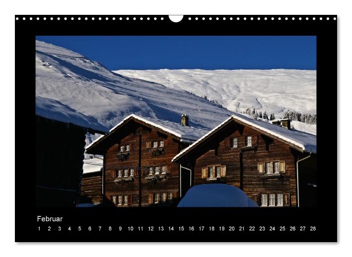 Surselva - Graubünden (Wandkalender immerwährend DIN A3 quer) (CALVENDO Wandkalender 0)