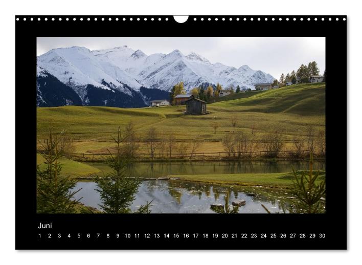 Surselva - Graubünden (Wandkalender immerwährend DIN A3 quer) (CALVENDO Wandkalender 0)