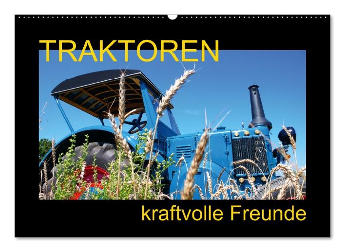 Traktoren kraftvolle Freunde (Wandkalender immerwährend DIN A2 quer) (CALVENDO Wandkalender 2014)