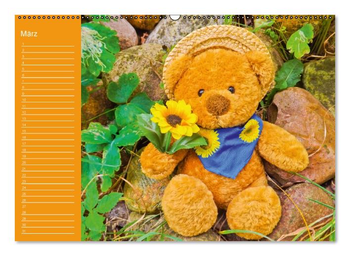Einfach zum Knuddeln / Geburtstagskalender (Wandkalender immerwährend DIN A2 quer) (CALVENDO Wandkalender 0)