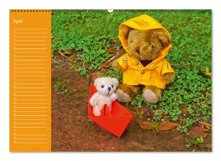 Einfach zum Knuddeln / Geburtstagskalender (Wandkalender immerwährend DIN A2 quer) (CALVENDO Wandkalender 0)