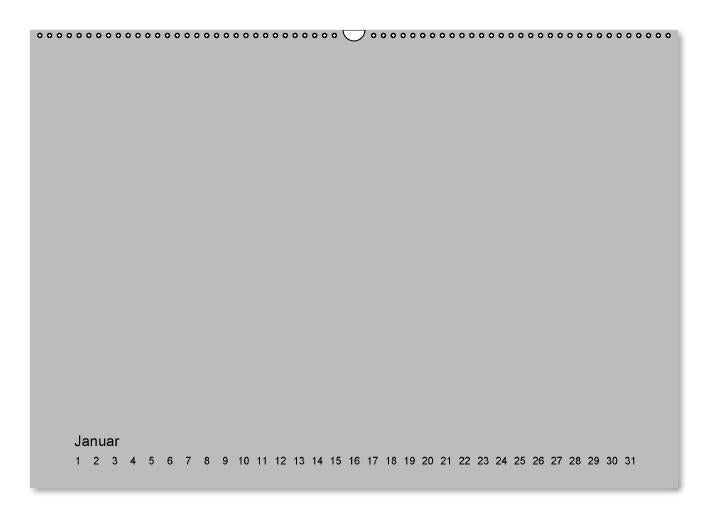 Geburtstags - Bastelkalender - Grau (Wandkalender immerwährend DIN A2 quer) (CALVENDO Wandkalender 0)