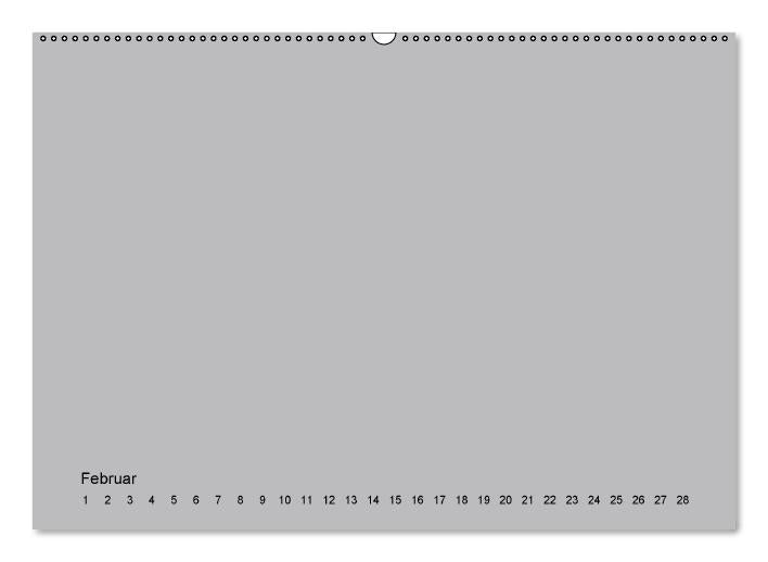 Geburtstags - Bastelkalender - Grau (Wandkalender immerwährend DIN A2 quer) (CALVENDO Wandkalender 0)