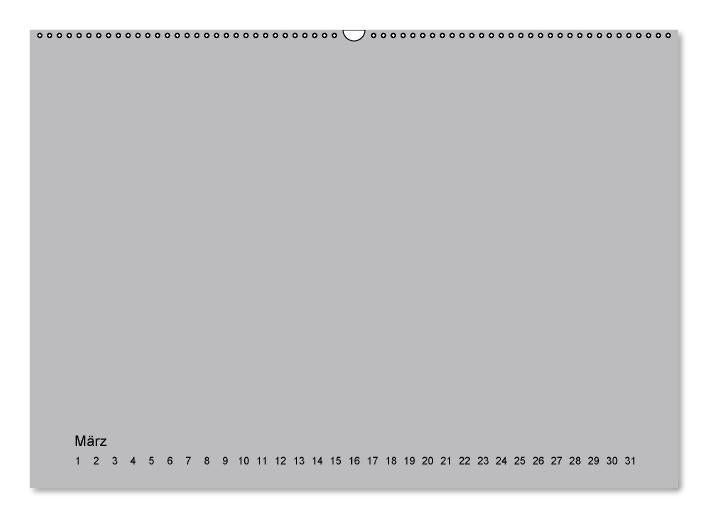 Geburtstags - Bastelkalender - Grau (Wandkalender immerwährend DIN A2 quer) (CALVENDO Wandkalender 0)