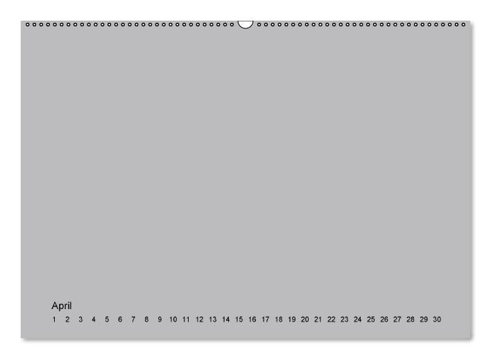 Geburtstags - Bastelkalender - Grau (Wandkalender immerwährend DIN A2 quer) (CALVENDO Wandkalender 0)