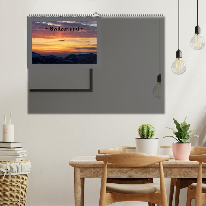 Switzerland (Wall Calendar perpetual DIN A2 Landscape) (CALVENDO Monthly Calendar 0)