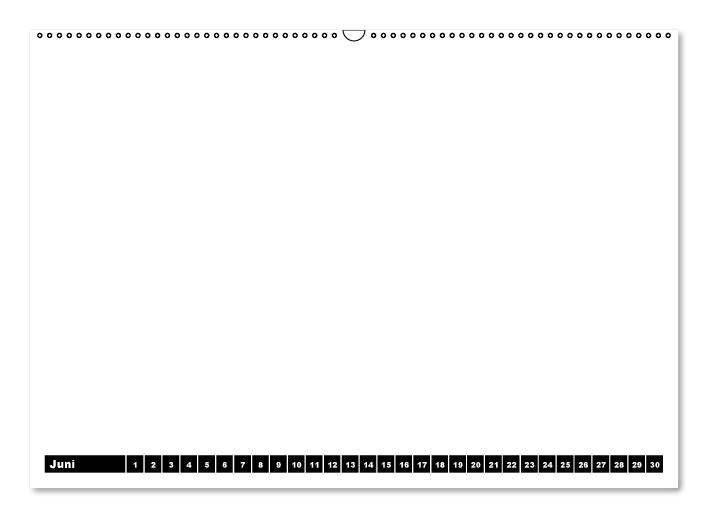 Bastelkalender / Für Schwarz - Weiß - Seher (Wandkalender immerwährend DIN A2 quer) (CALVENDO Wandkalender 0)