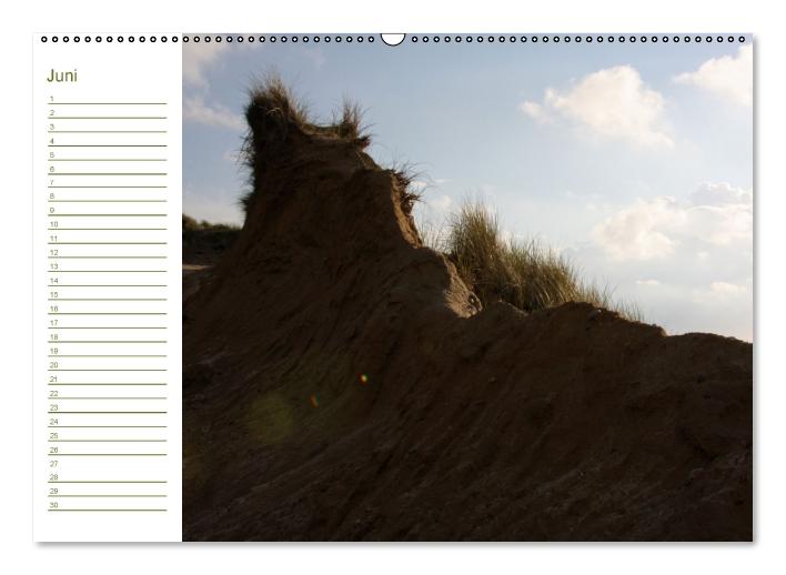 Sylter Dünen (Wandkalender immerwährend DIN A2 quer) (CALVENDO Wandkalender 2014)