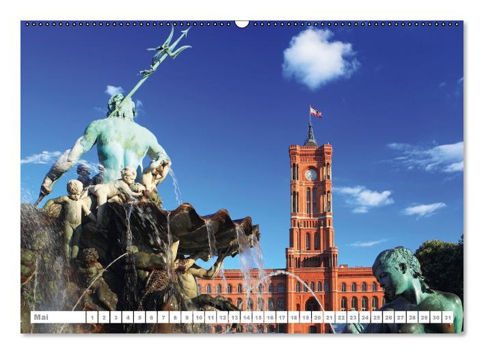 Berlin - Berlin (Wandkalender immerwährend DIN A2 quer) (CALVENDO Wandkalender 2014)