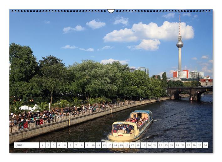 Berlin - Berlin (Wandkalender immerwährend DIN A2 quer) (CALVENDO Wandkalender 2014)