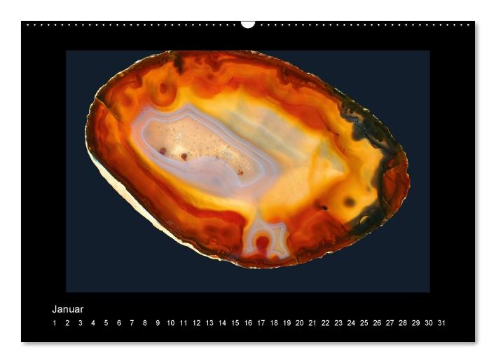 Achate - natürlich schön / immerwährender Kalender (Wandkalender immerwährend DIN A2 quer) (CALVENDO Wandkalender 2014)
