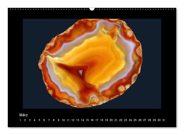Achate - natürlich schön / immerwährender Kalender (Wandkalender immerwährend DIN A2 quer) (CALVENDO Wandkalender 2014)