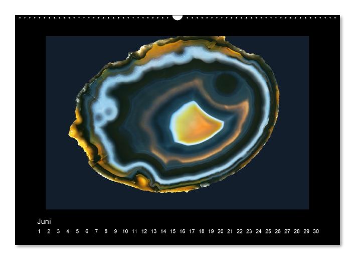 Achate - natürlich schön / immerwährender Kalender (Wandkalender immerwährend DIN A2 quer) (CALVENDO Wandkalender 2014)