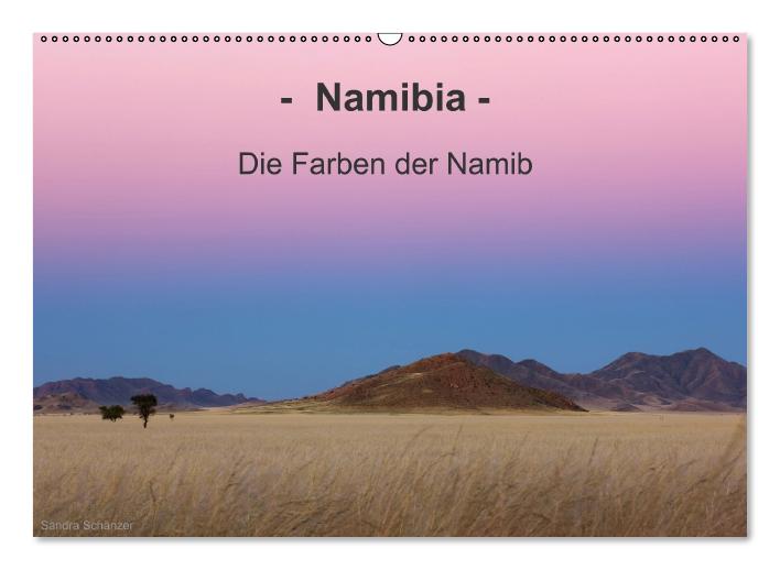 Namibia - Die Farben der Namib (Wandkalender immerwährend DIN A2 quer) (CALVENDO Wandkalender 2014)