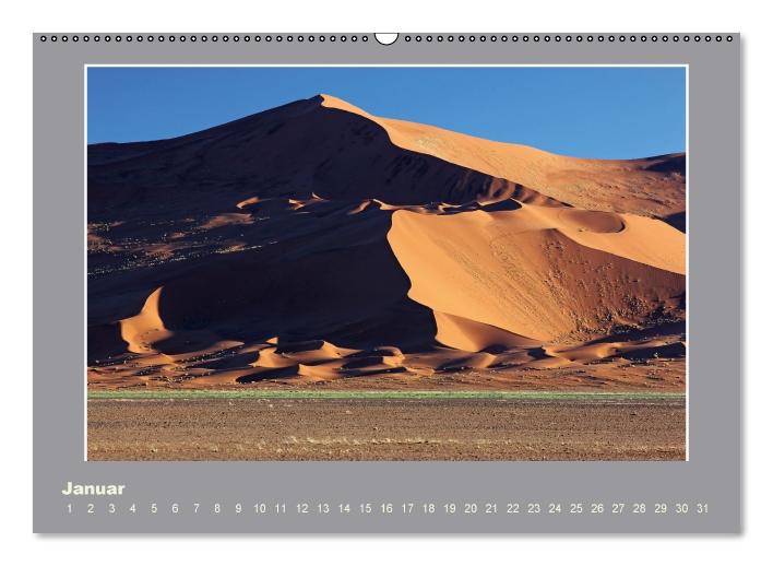 Namibia - Die Farben der Namib (Wandkalender immerwährend DIN A2 quer) (CALVENDO Wandkalender 2014)