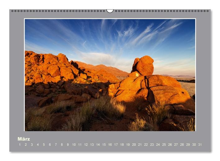 Namibia - Die Farben der Namib (Wandkalender immerwährend DIN A2 quer) (CALVENDO Wandkalender 2014)