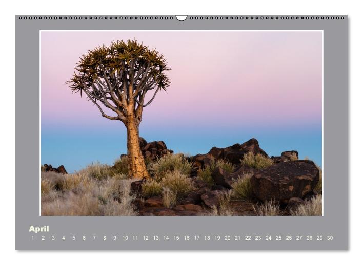 Namibia - Die Farben der Namib (Wandkalender immerwährend DIN A2 quer) (CALVENDO Wandkalender 2014)