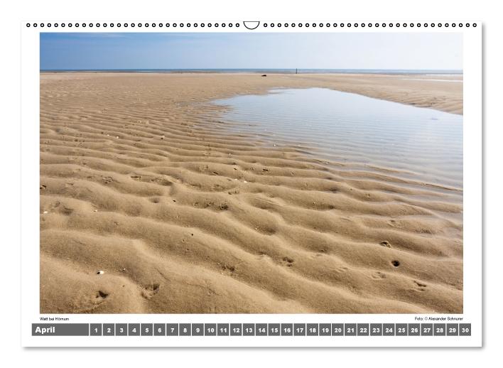 Nordsee - Impressionen einer Landschaft am Meer (Wandkalender immerwährend DIN A2 quer) (CALVENDO Wandkalender 2014)