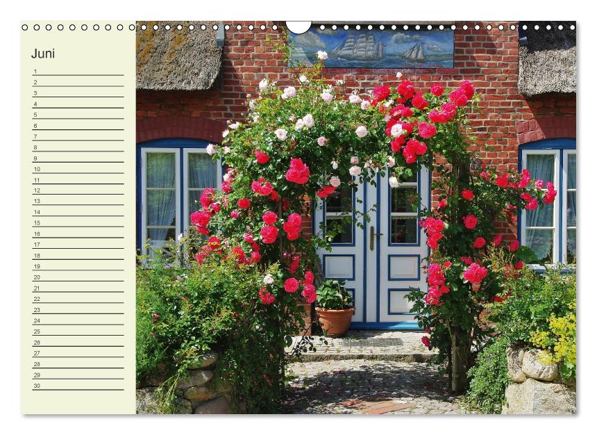 Amrum Geburtstagsmerker (Wandkalender immerwährend DIN A3 quer) (CALVENDO Wandkalender 2016)