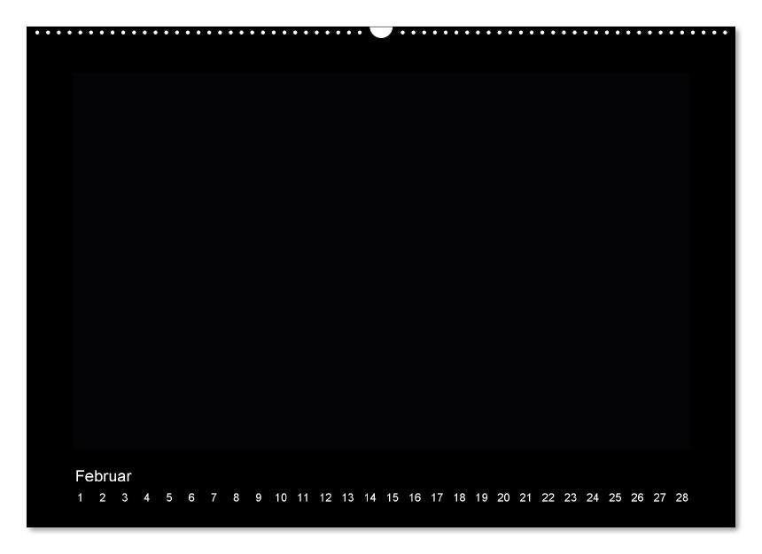 Geburtstags -  Bastelkalender - Schwarz (Wandkalender immerwährend DIN A2 quer) (CALVENDO Wandkalender 2014)