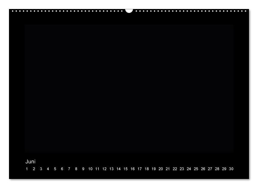 Geburtstags -  Bastelkalender - Schwarz (Wandkalender immerwährend DIN A2 quer) (CALVENDO Wandkalender 2014)