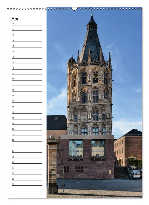 Köln - Ansichtssache (Wandkalender immerwährend DIN A2 hoch) (CALVENDO Wandkalender 2016)