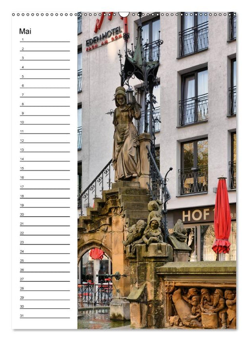 Köln - Ansichtssache (Wandkalender immerwährend DIN A2 hoch) (CALVENDO Wandkalender 2016)