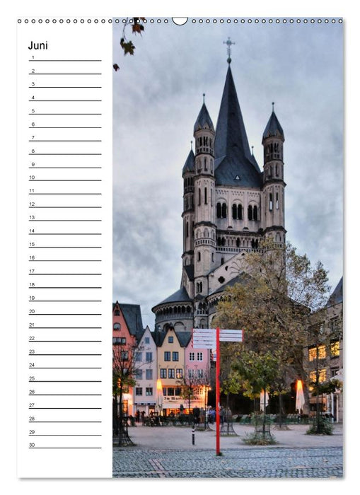 Köln - Ansichtssache (Wandkalender immerwährend DIN A2 hoch) (CALVENDO Wandkalender 2016)