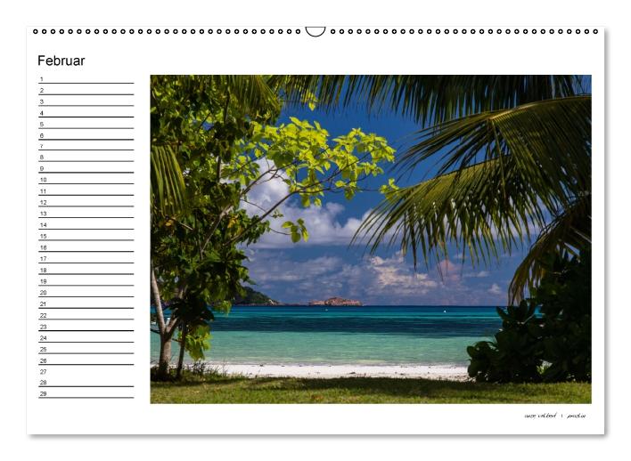 die seychellen - ganz nah am paradies (Wandkalender immerwährend DIN A2 quer) (CALVENDO Wandkalender 2016)